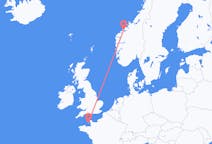 Loty z Saint Helier w Jersey do Molde w Norwegii