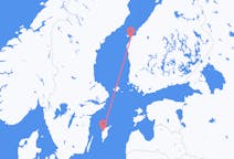 フィンランドのヴァーサから、スウェーデンのヴィスビーまでのフライト