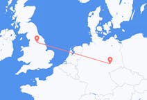 Flyreiser fra Leipzig, Tyskland til Leeds, England