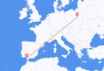 Flyg från Warszawa, Polen till Jerez, Spanien