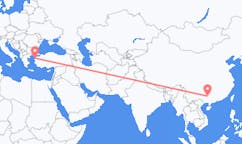 Flyg från Liuzhou, Kina till Edremit, Turkiet