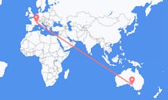 Flyreiser fra Whyalla, Australia til Grenoble, Frankrike
