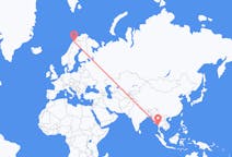 Flyrejser fra Dawei Township, Myanmar (Burma) til Narvik, Norge