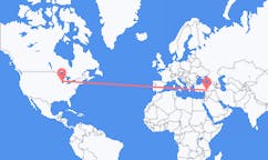 Flyreiser fra Milwaukee, USA til Gaziantep, Tyrkia
