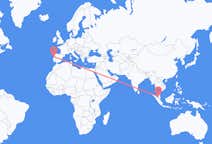 Flyrejser fra Kuala Lumpur til Porto