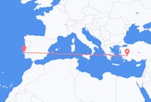 出发地 土耳其出发地 代尼茲利目的地 葡萄牙里斯本的航班