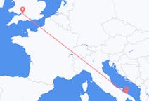 Flyg från Bari, Italien till Bristol, England