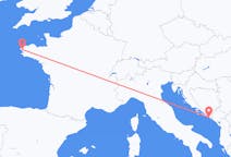 Fly fra Dubrovnik til Brest
