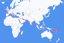 Flyg från Port Vila, Vanuatu till Santander, Spanien