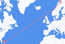 Flights from Rock Sound, the Bahamas to Kiruna, Sweden