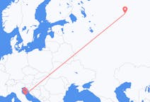 Flights from Syktyvkar, Russia to Ancona, Italy