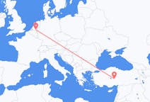 Loty z Eindhoven, Holandia do Nevsehiru, Turcja