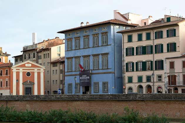 photo of Palazzo Blu from the front Pisa Italy.