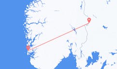 Flights from Haugesund, Norway to Rörbäcksnäs, Sweden