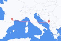 Flüge von Podgorica, Montenegro nach Carcassonne, Frankreich