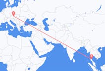 Voli dalla provincia di Surat Thani, Thailandia to Vienna, Austria