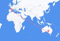 Flyrejser fra Adelaide, Australien til Ibiza, Spanien