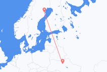 Vluchten van Kiev naar Skellefteå
