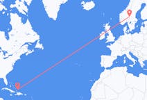 Flights from Providenciales to Rörbäcksnäs