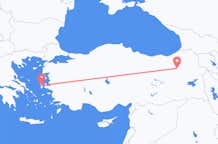 Loty z Erzurum, Turcja do Chiosa, Grecja