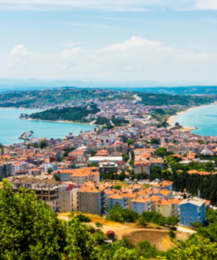 Flights from the city of Sinop, Turkey to Europe