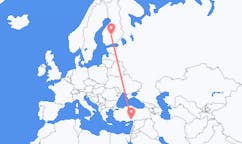 Flyreiser fra Adana, til Jyväskylä