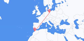 Flyrejser fra Marokko til Tyskland