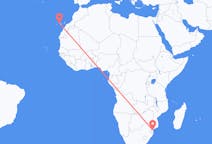 Vluchten van Maputo naar Tenerife