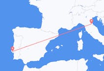 Lennot Lissabonista, Portugali Forlille, Italia