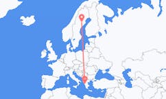 Flights from Lycksele, Sweden to Preveza, Greece
