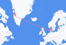 Flyg från Kangerlussuaq, Grönland till Sønderborg, Grönland