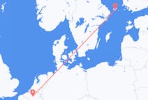 Flyg från Mariehamn, Åland till Bryssel, Belgien
