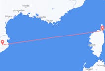 Flyrejser fra Bastia, Frankrig til Girona, Spanien