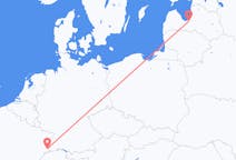 Flyg från Basel, Schweiz till Riga, Lettland