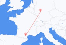 Loty z Frankfurt, Niemcy z Carcassonne, Francja