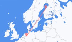 Flyreiser fra Münster, Tyskland, til Karleby, Tyskland
