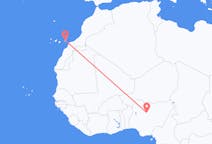 Flyrejser fra Kaduna, Nigeria til Ajuy, Spanien