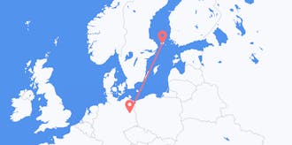 Flyg från Åland till Tyskland