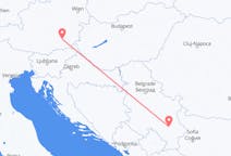 Loty z Nisz, Serbia do Graz, Austria