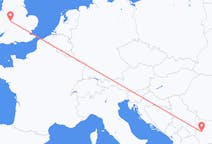 Flyg från birmingham, England till Sofia, Bulgarien