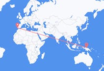 Flyreiser fra Jaya Pura, Indonesia til Faro-distriktet, Portugal