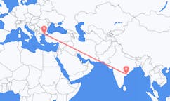 인도 라자문드리에서 출발해 그리스 알렉산드로폴리에게(으)로 가는 항공편