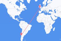 Flyg från Valdivia, Chile till Newquay, England