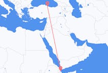 Flyg från Balbala, Djibouti till Samsun, Turkiet