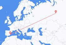 Fly fra Nizjnevartovsk til Alicante