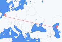 Flyreiser fra Aktau, Kasakhstan til Brussel, Belgia