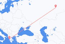Fly fra Yekaterinburg til Preveza