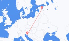 Flyrejser fra Rijeka til Tartu