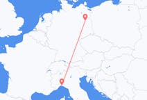Flyreiser fra Berlin, til Genova