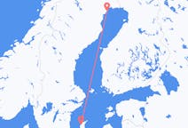 Loty z Visby (Dania), Szwecja z Lulea, Szwecja